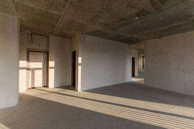 Interior of abandoned building