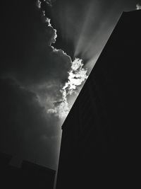 Low angle view of building against sky