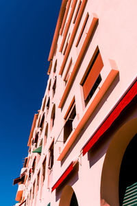 Low angle view of building against clear sky