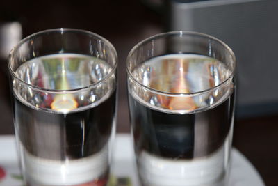 Close-up of drink on table