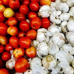 Full frame shot of market stall