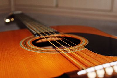 Close-up of guitar