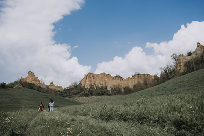 Panoramic view of landscape against sky