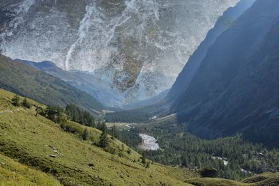 Scenic view of mountains