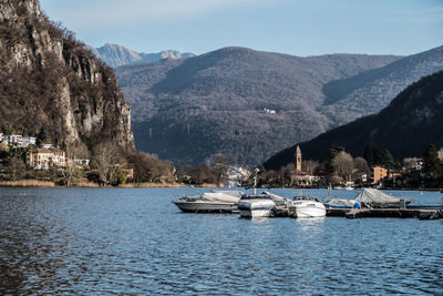 Lake front of lavena ponte tresa