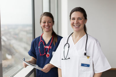 Female doctors in hospital