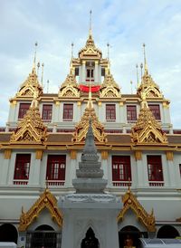 Low angle view of building against sky