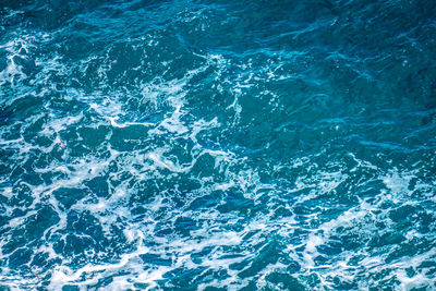 Full frame shot of blue sea