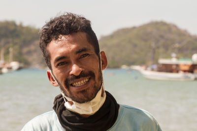 Portrait of young man from labuan bajo, nusa tenggara timur, indonesia