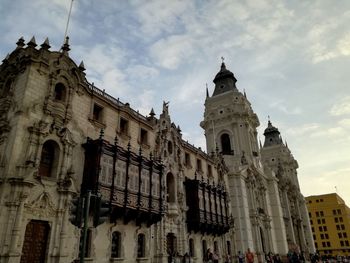 Low angle view of cathedral against sky