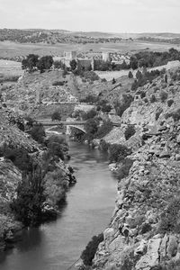 Scenic view of river against sky