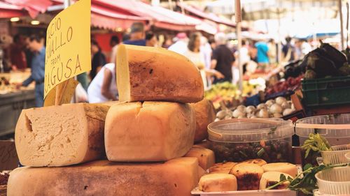 Close-up of market stall for sale