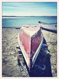 Panoramic view of sea against sky