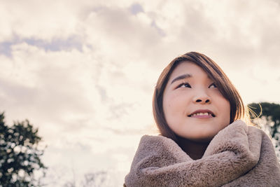 Portrait of young woman