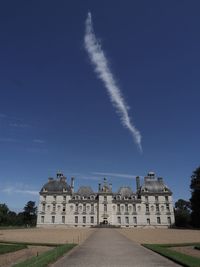 Building against blue sky