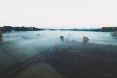 Scenic view of landscape against sky