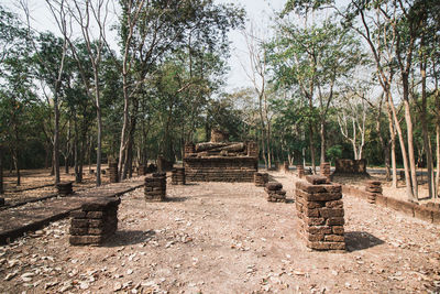 View of old ruins