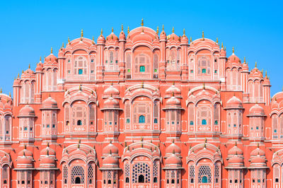 Low angle view of historical building against sky