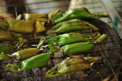 Close-up of vegetables for sale at market stall