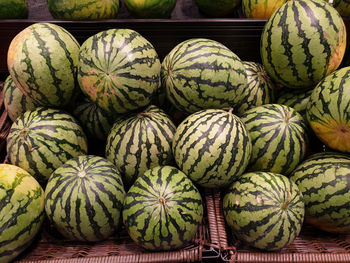 Full frame shot of fruits for sale in market