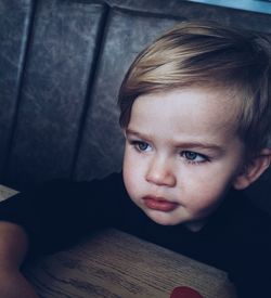 Portrait of cute boy