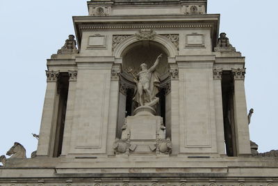 Low angle view of historical building