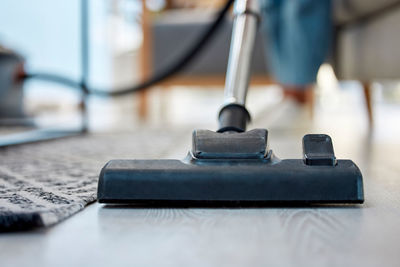 Close-up of equipment on table