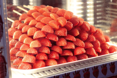 Close-up of strawberries