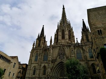 Low angle view of cathedral against sky