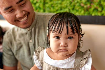 Portrait of smiling girl