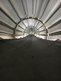 Tunnel in greenhouse