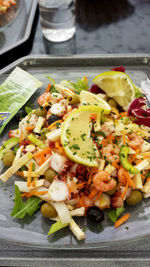 Close-up of food