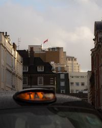 Buildings against sky in city