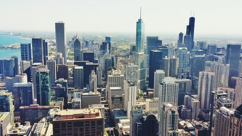 Aerial view of a city