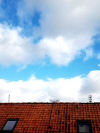 High section of building against sky