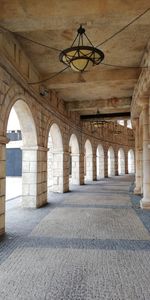 Corridor of historic building