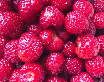 Full frame shot of strawberries