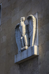 Low angle view of statue