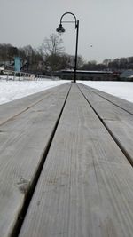 Surface level of road