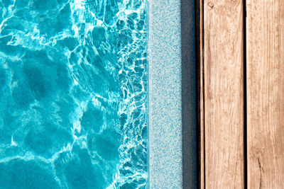 Full frame shot of swimming pool