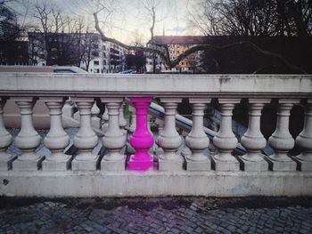 High angle view of building