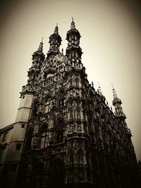 Low angle view of temple