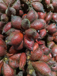 Full frame shot of strawberries