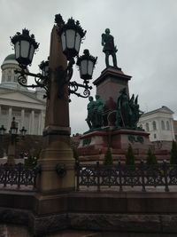 Low angle view of statue
