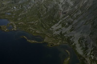 Coastline seen from above