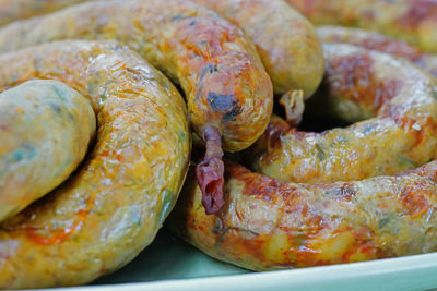 Close-up of meat for sale in market