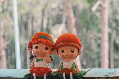 Close-up of stuffed toy on table