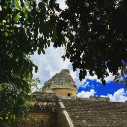 Low angle view of building against sky