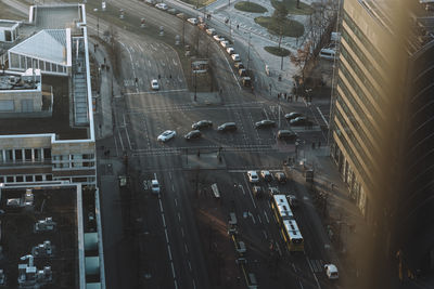 Aerial view of city