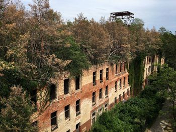 View of old building against sky